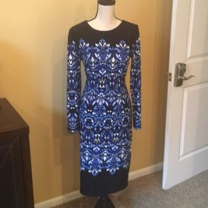 Liz Claiborne Abstract Print Dress